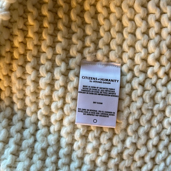 Citizens of Humanity by Jerome Dahan Thick Knit Vest Size S Rare Limited Edition - Picture 8 of 12